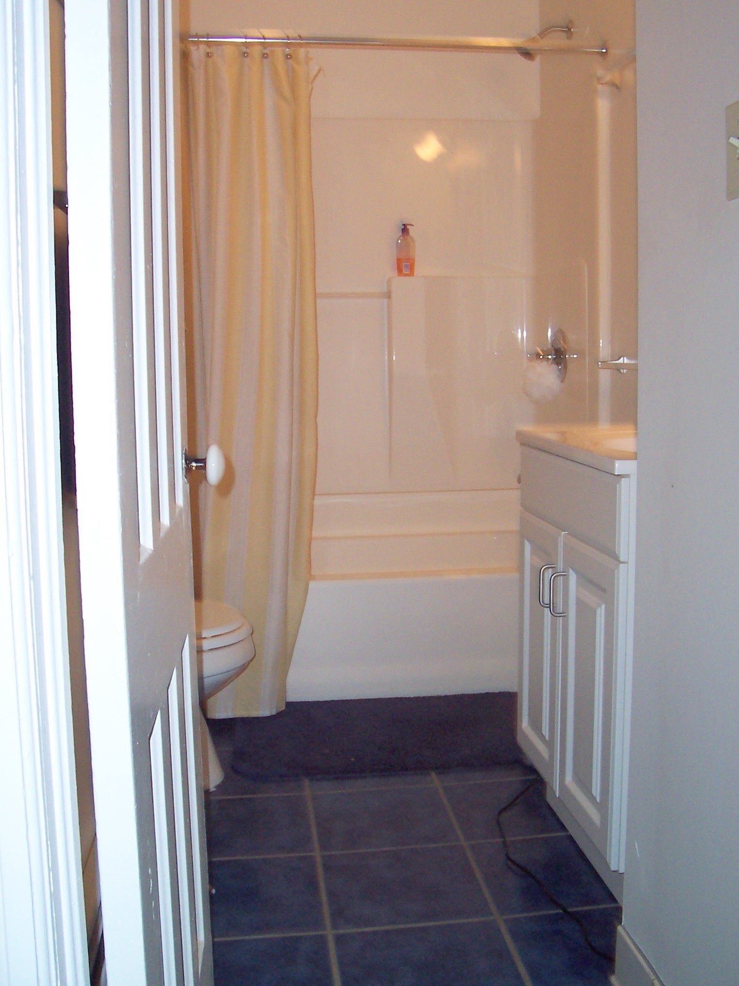 Renovated tiled bath - 534 Yates St