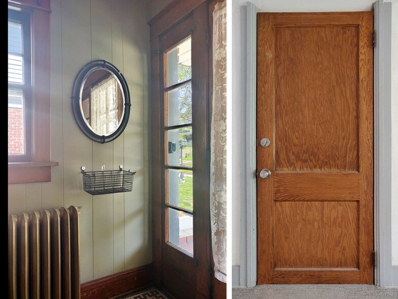 Front entry and apartment door - 138 Cypress Ave. E
