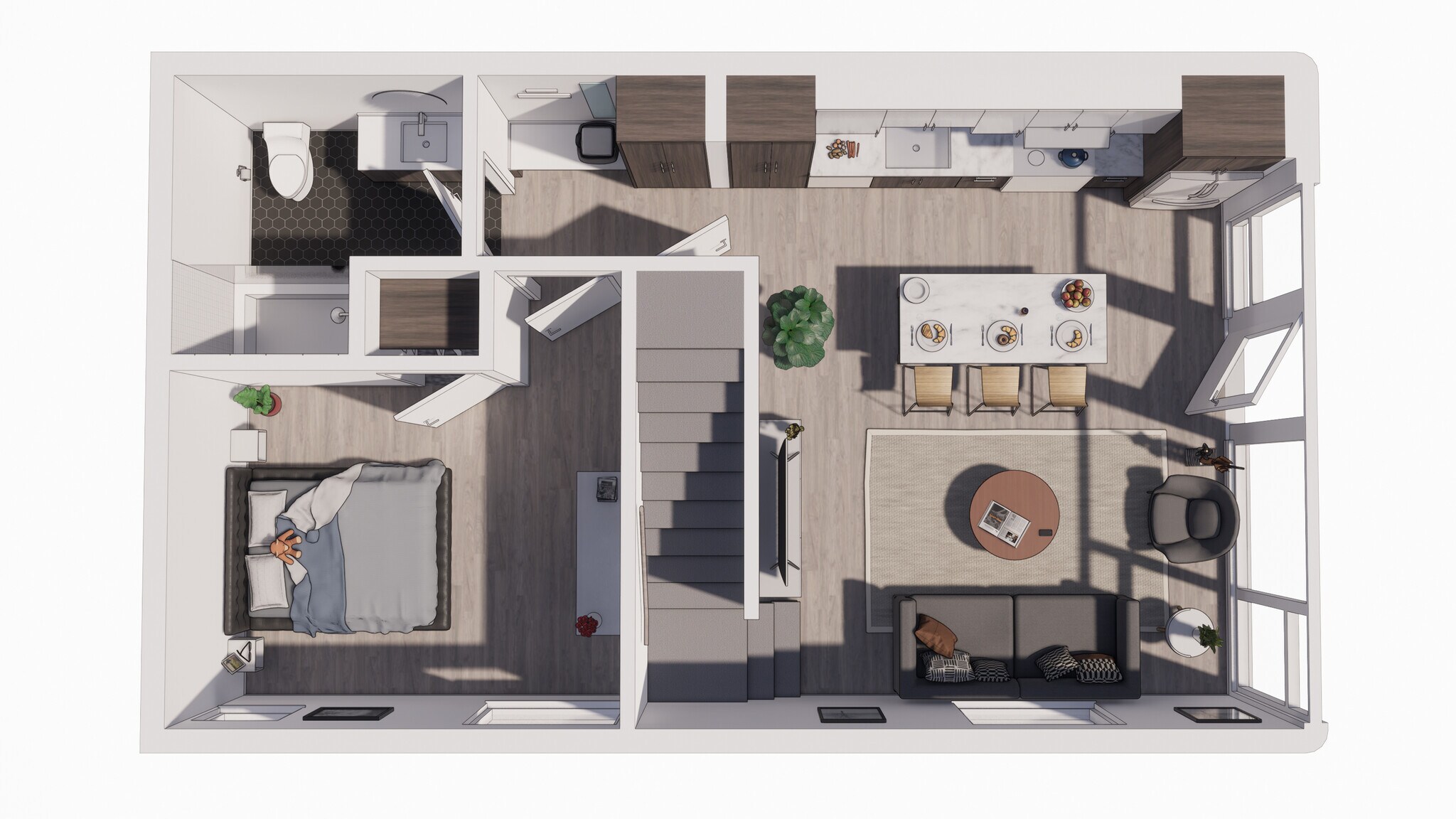 1st Floor - 2208 N Newhall St