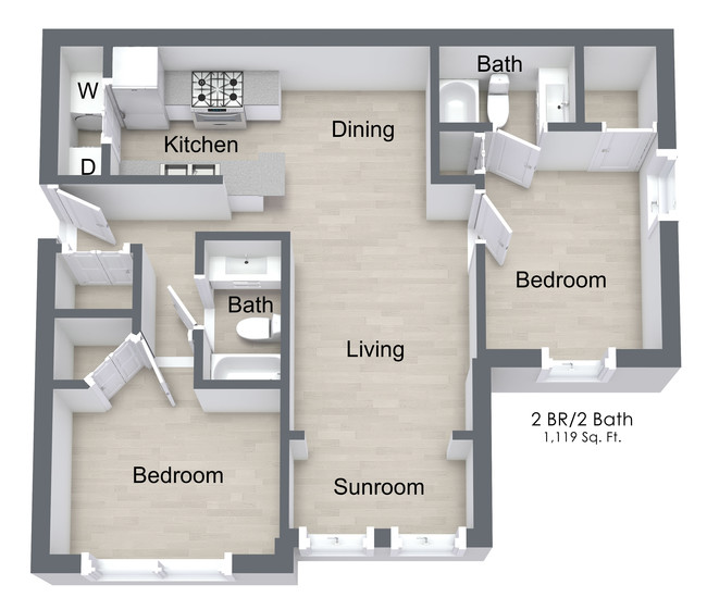 Floorplan - The Parkton