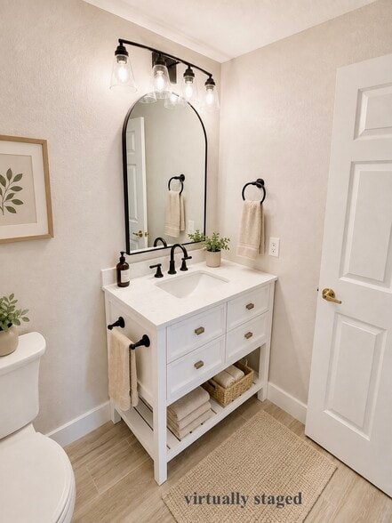 new remodeled second bathroom with walk in shower with bench - 231 W Horizon Ridge Pky