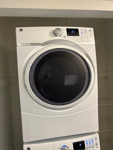 Staked washer dryer - 12913 Church Ct