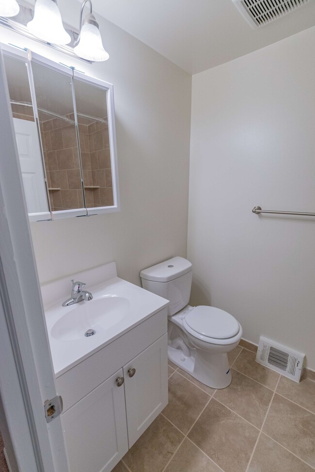 Sample Bathroom - Paoli Place North Apartments