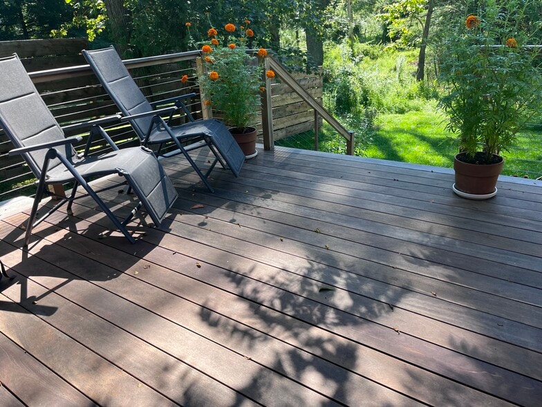 Back deck - 1017 Creek Locks Rd