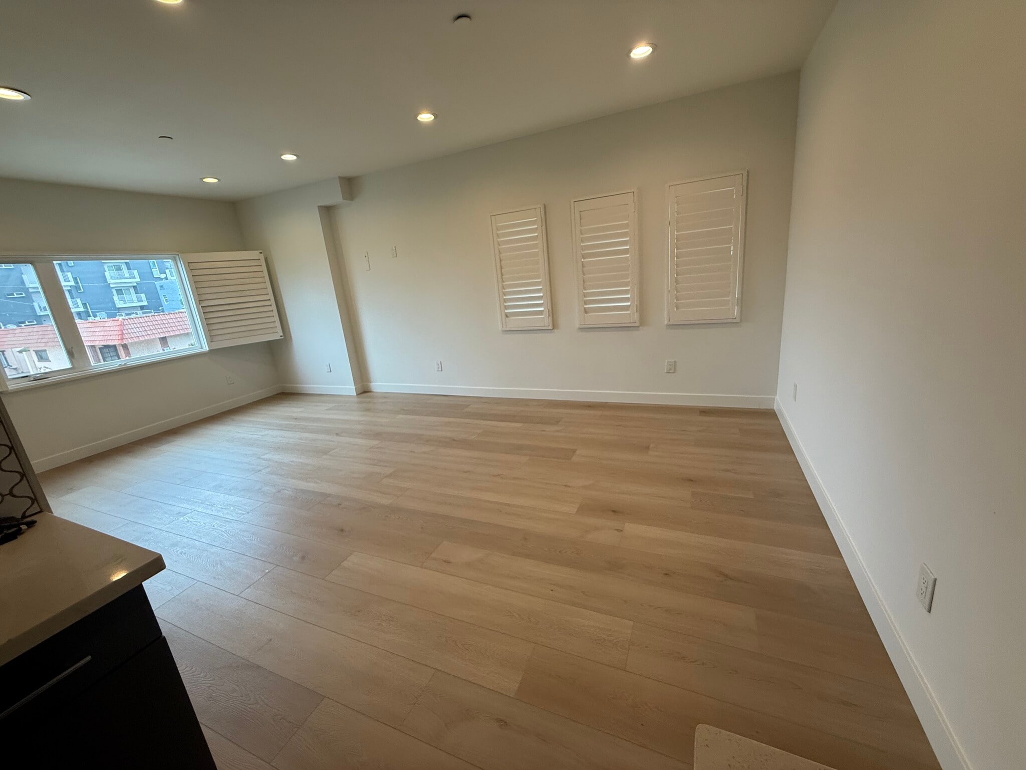 LIVING AREA NEW FLOORING PARTIAL VIEW - 646 N Serrano Ave