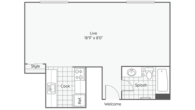Floorplan - Maurice Dear Apartments