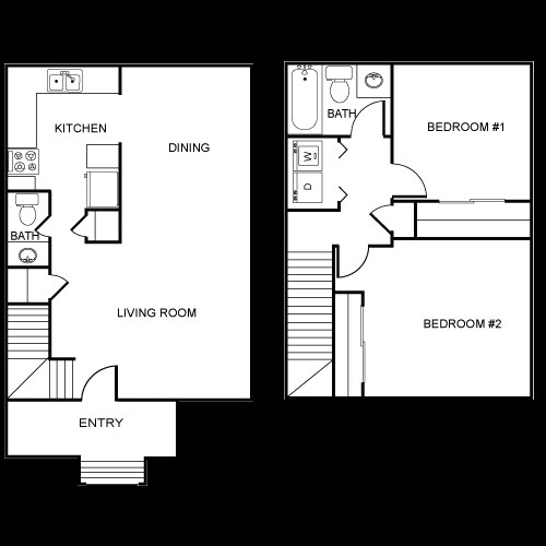 2BR/1.5BA - Morgan Woods