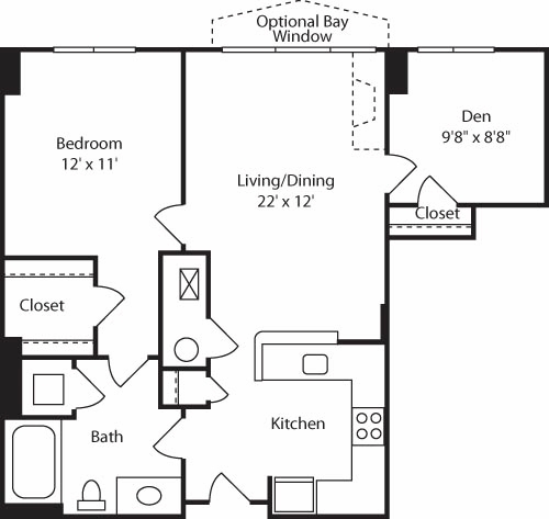 Floorplan - The Reserve at Clarendon Centre