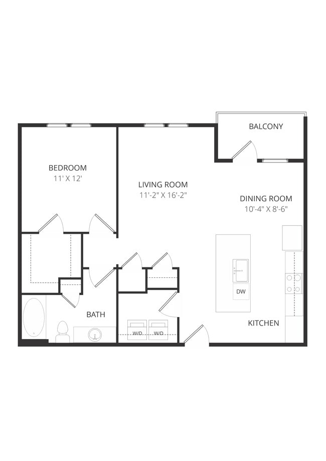 Floorplan - Lofts at Watters Creek Apartments