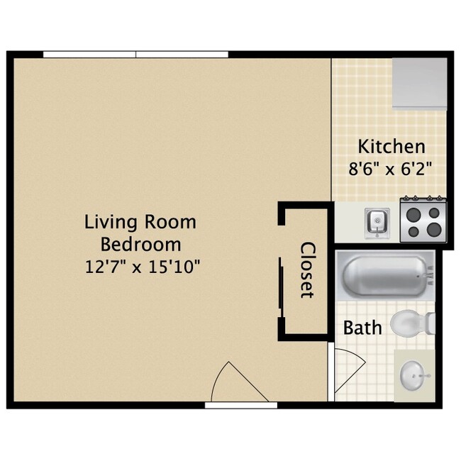 Floorplan - Barbizon Apartments