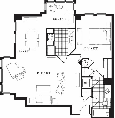 Floorplan - The Clarendon