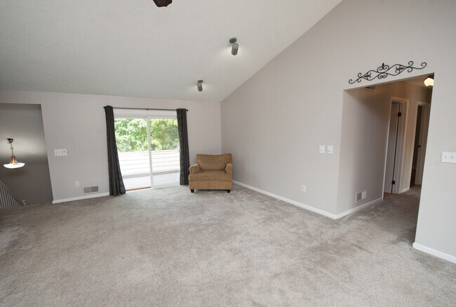 Living area. Entrance from main building on the left. - 260 Hogan Rd