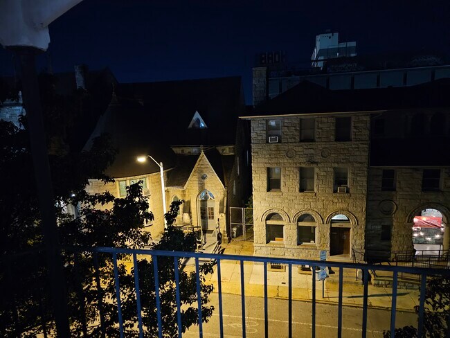 Night Time View from 3rd Floor Balcony - 1919 Saint Paul St