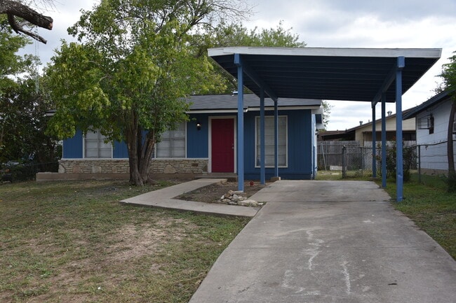 Front with carport - 6310 Brownleaf St