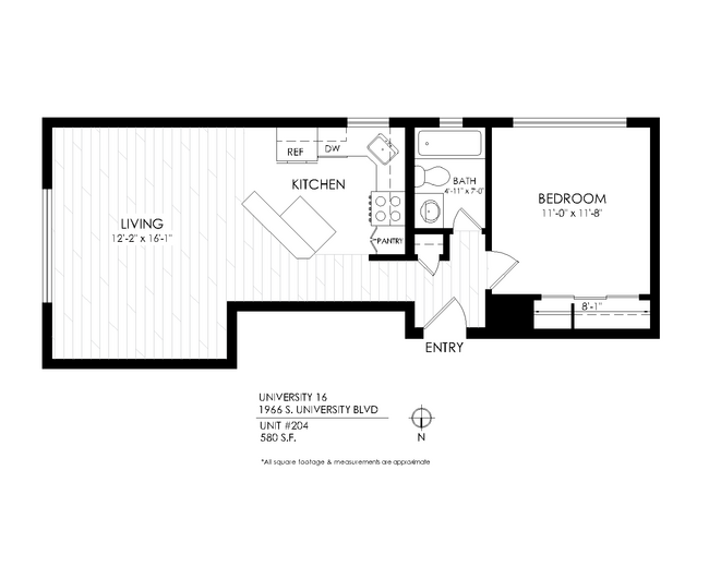 Floorplan - University 16