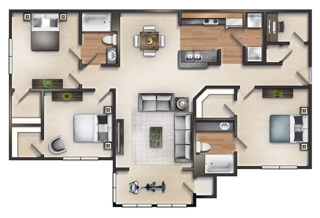 Floorplan - The Ansley Apartment Homes