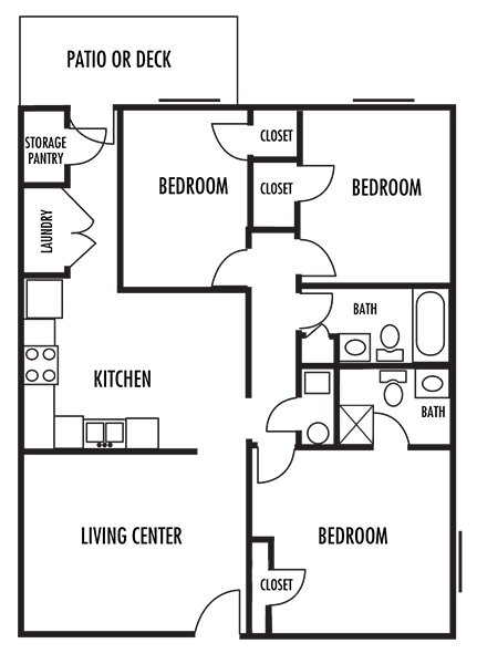 Floorplan - Davidson Apartment Homes