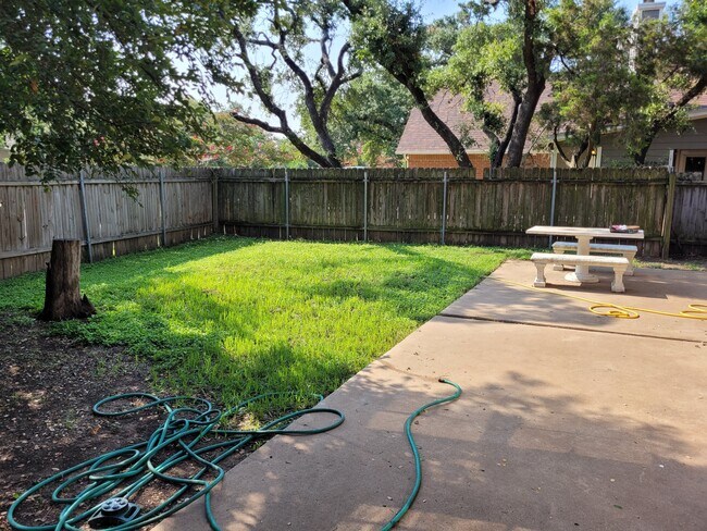 Back yard - 8801 Clearbrook Trail