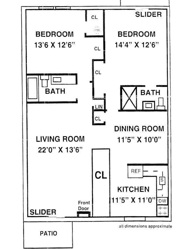 TWO BEDROOM LOWER - Woodhull Gardens