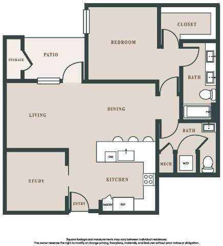 Floorplan - The Residences at Promontory