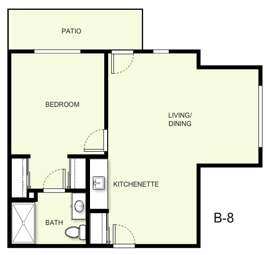 1BR/1BA - The Lodge at Wake Forest