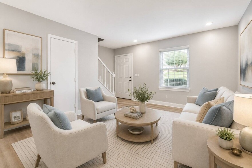 Living Area - Meadowview Apartments & Townhomes