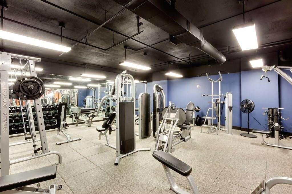 the gym’s weight room - 1101 Juniper St NE