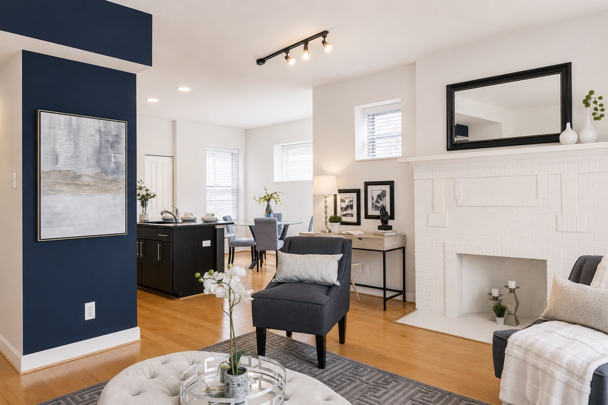 Living Room into Kitchen - 5631 Pershing Ave
