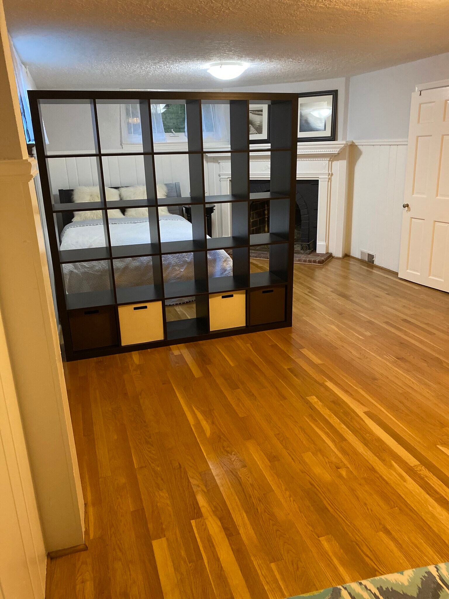Bedroom with Fireplace - 5044 Klingle St NW