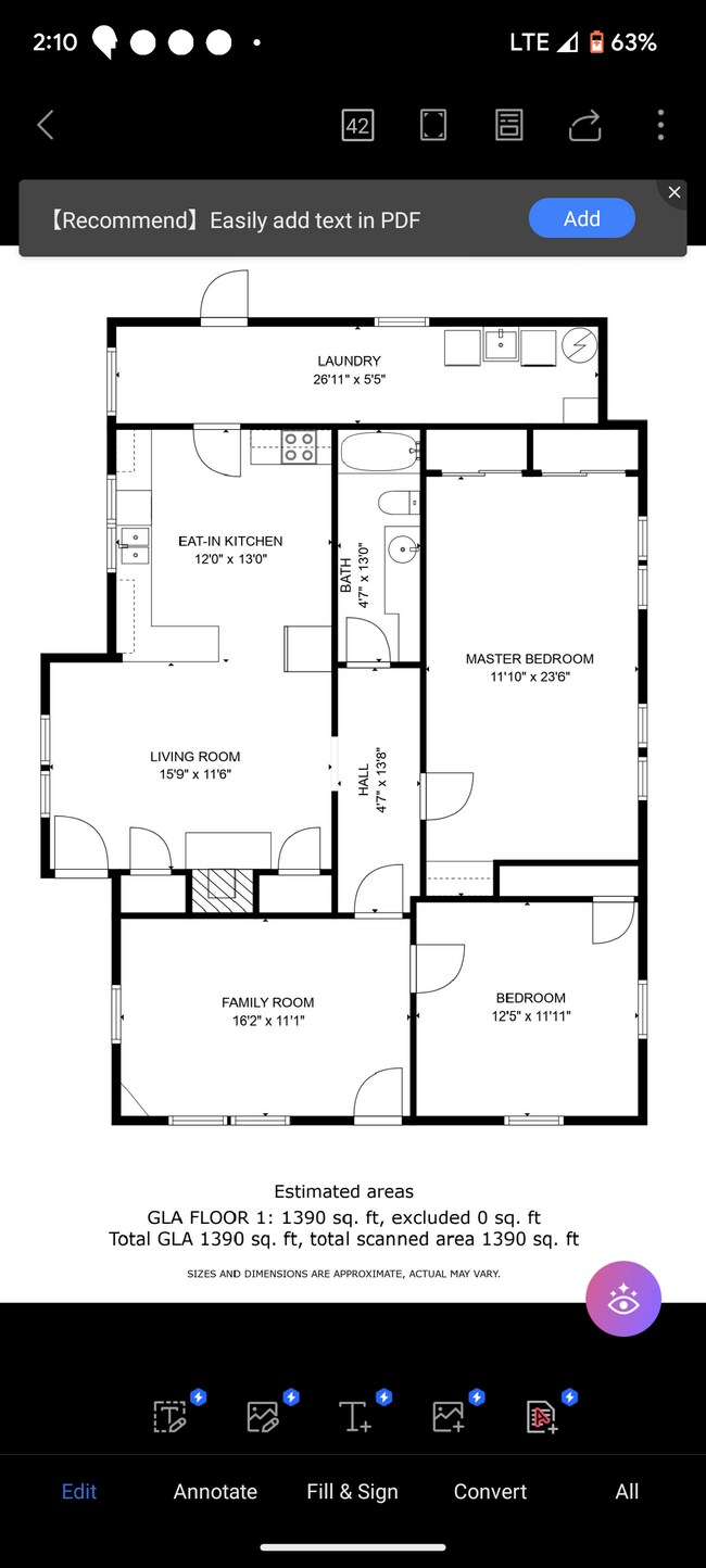 floor plan - 804 Wabash Ave