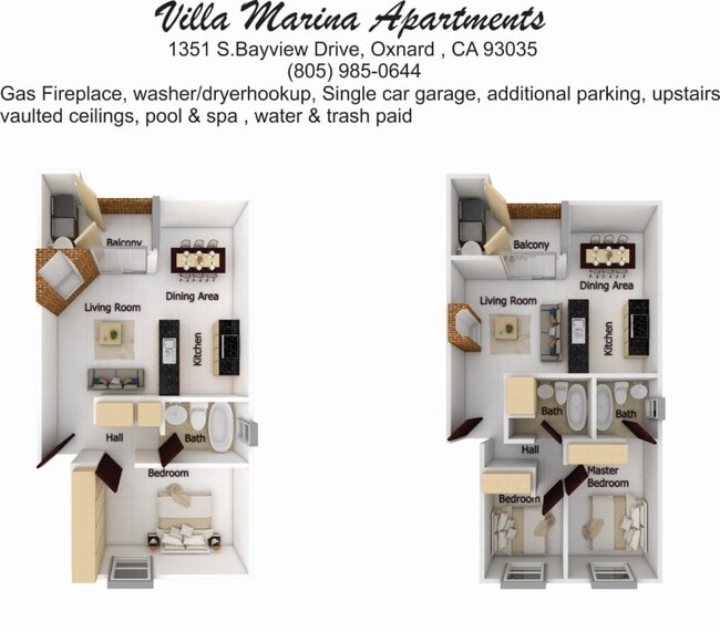 Floorplan - Villa Marina Apartments