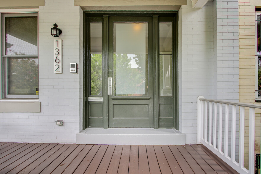 Front Entryway in this Quaint 2-unit Rowhouse - 1362 Otis Pl NW