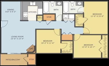 The Cypress - The Timbers Apartment Homes