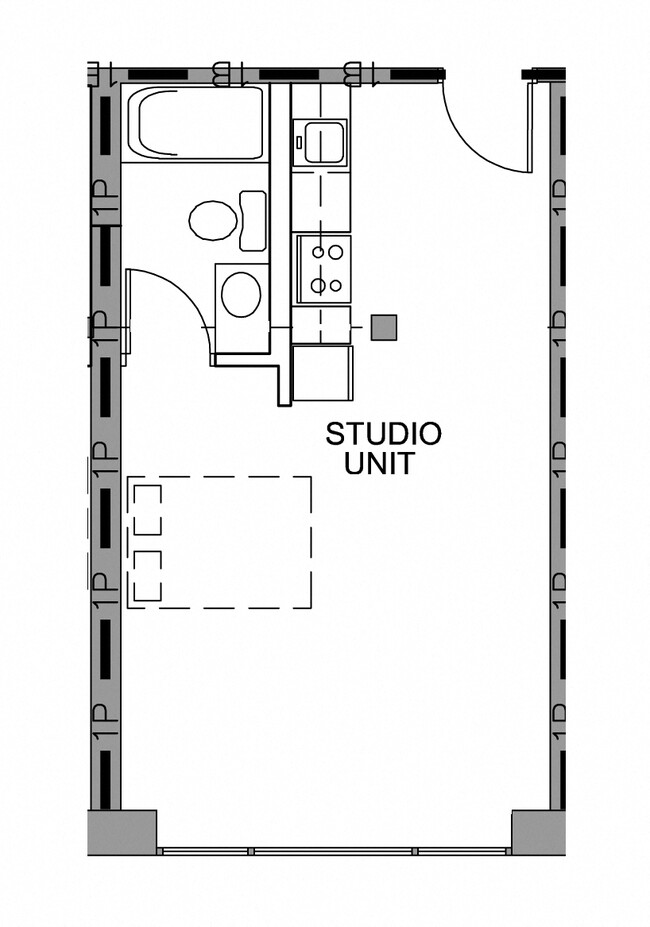 Floorplan - 340 Sibley Street Lofts