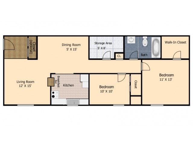 2 Bedroom - Cranberry Run