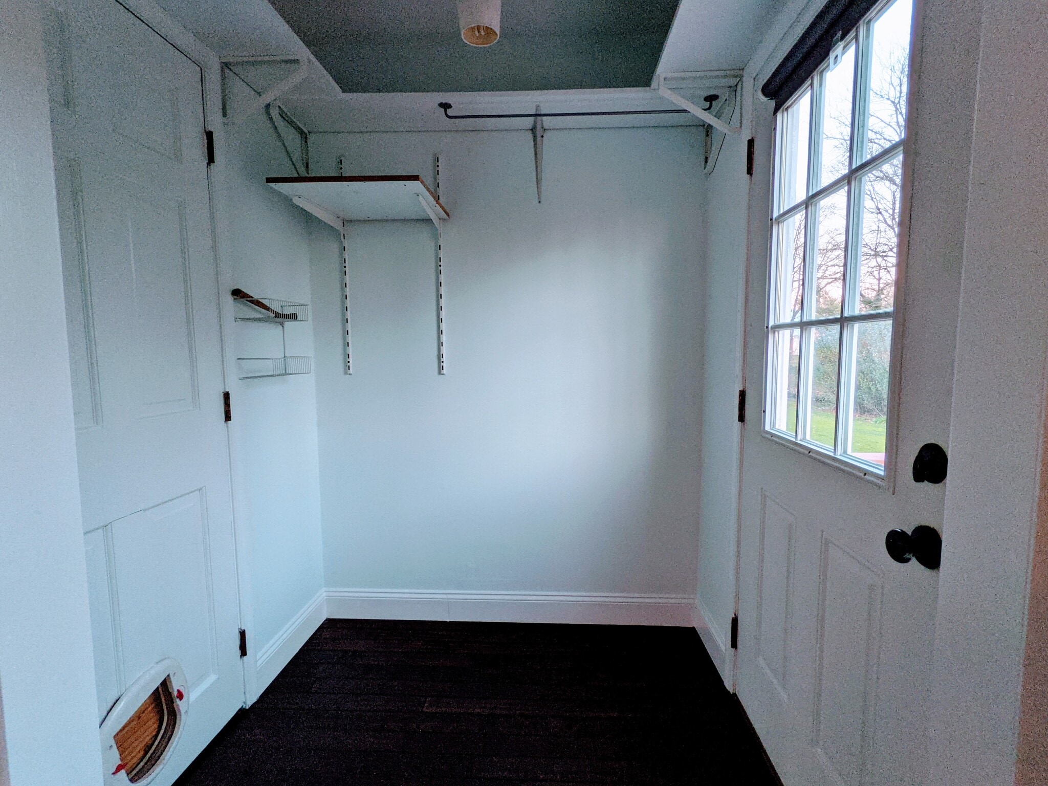 Walk in closet with outside and basement access - 336 Jefferson Ave
