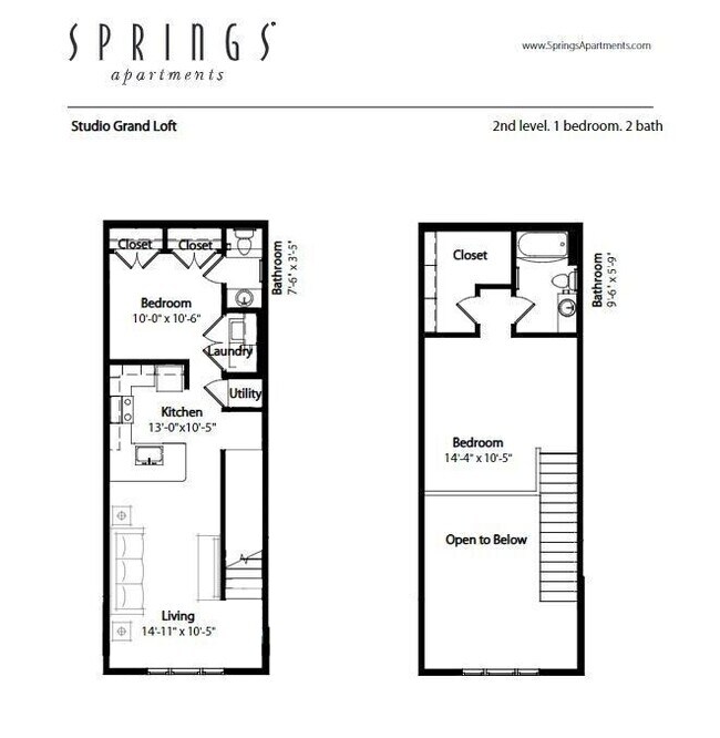 Floorplan - Springs at Stadium Village