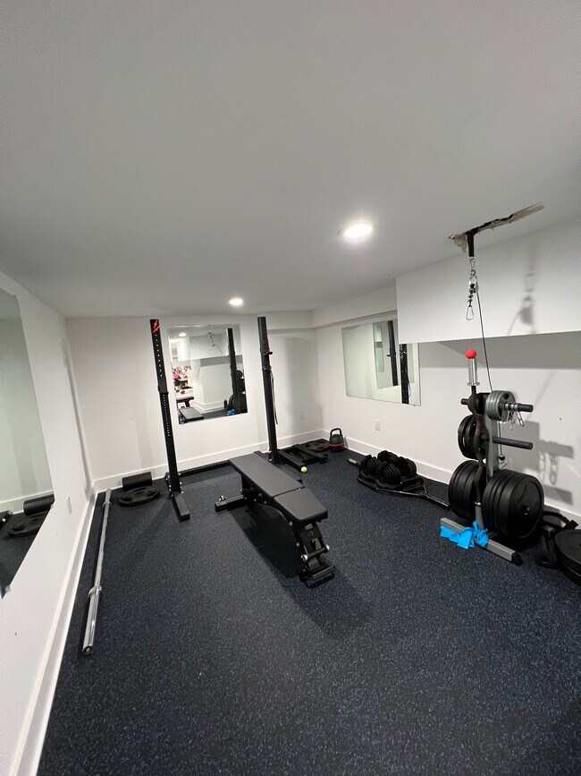 Gym in basement - 125 Markle St