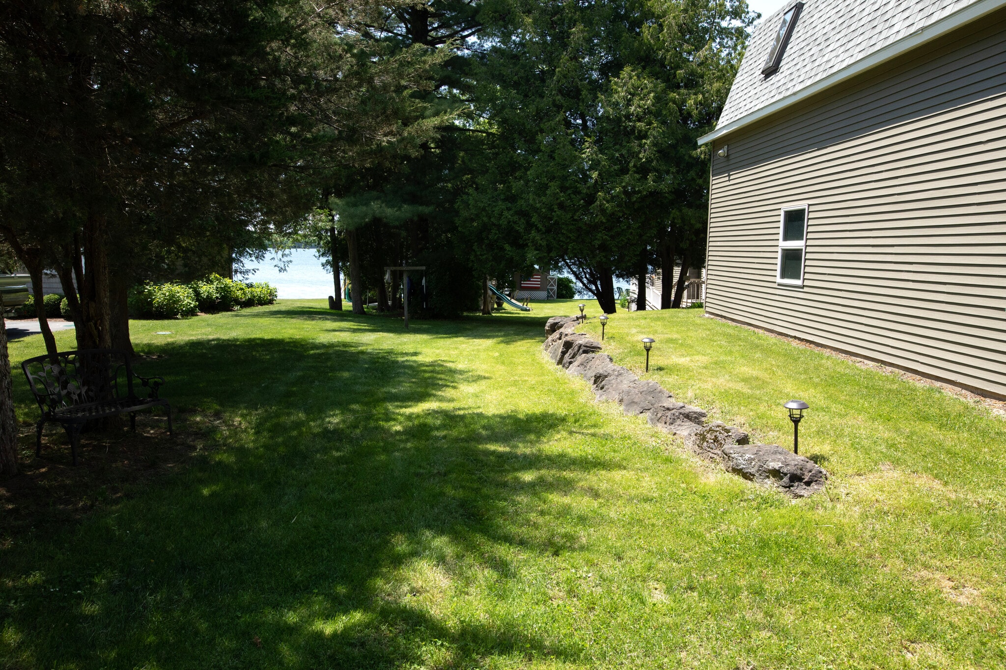Path down to the house from the back - 6 Sandy Cv