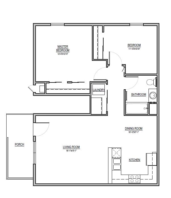 Floorplan - Esposti Park Apartments