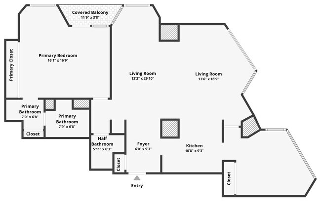Building Photo - VIEWS from this Renovated & Spacious Apartment at Pacific Park Plaza