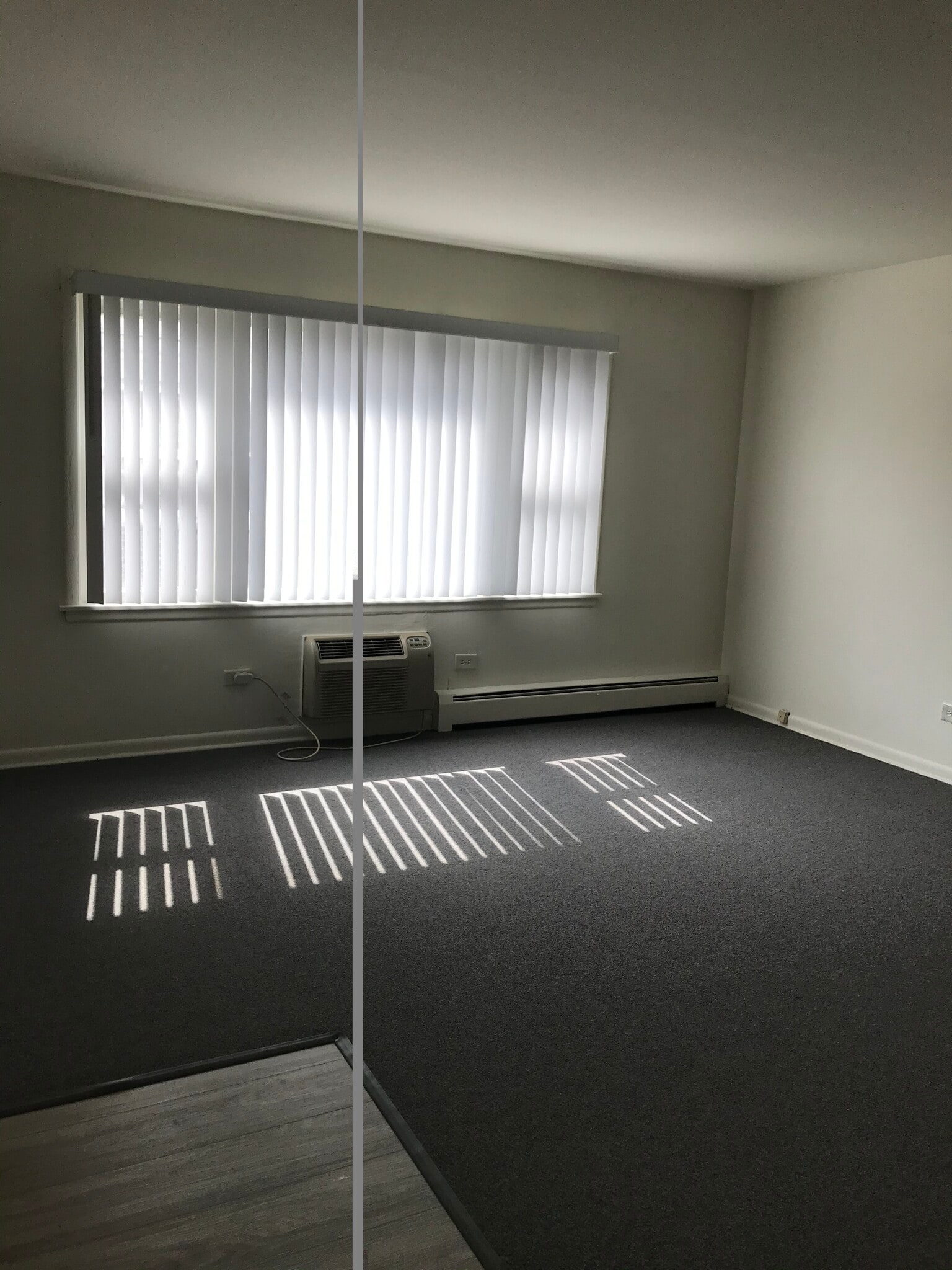 Large living rooms with new blinds - 8616 47th St