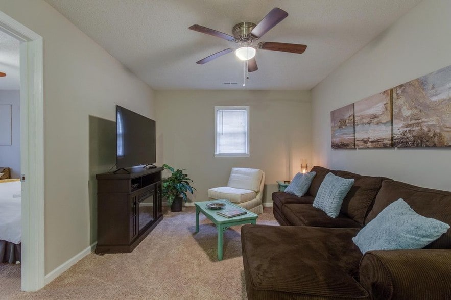 Living Room Staged for Marketing only - 221 Fishburne St