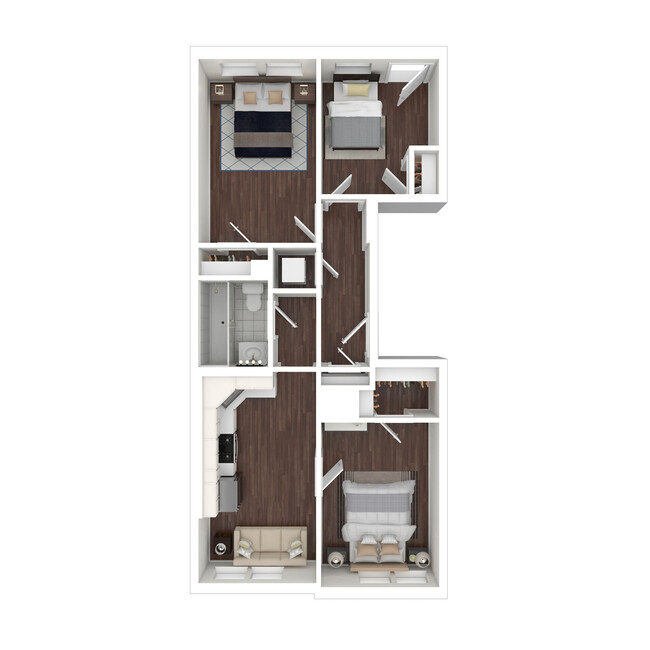 Floorplan - Clearway Apartments