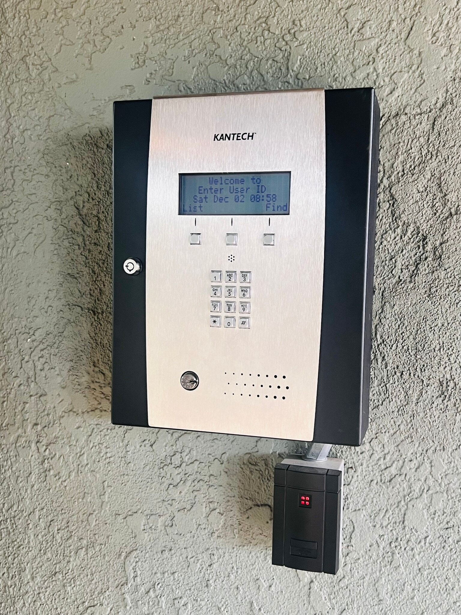 Access Card Pad at Condo Entrance - 2507 E 15th St