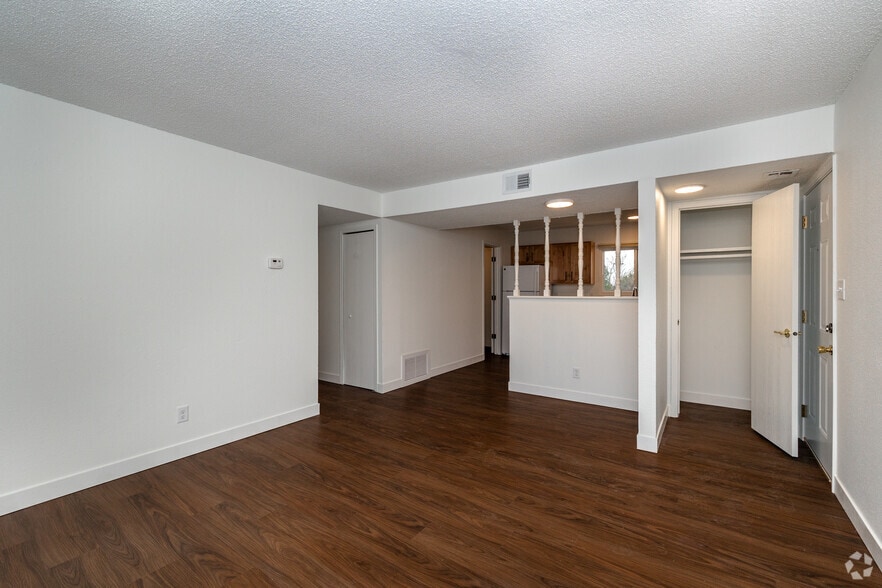 3BR, 1BA - 900SF - Livin gRoom - Preserve at St James Court