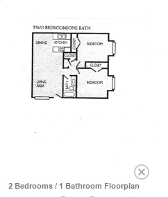 2BR/1BA - Woodgate Apartment