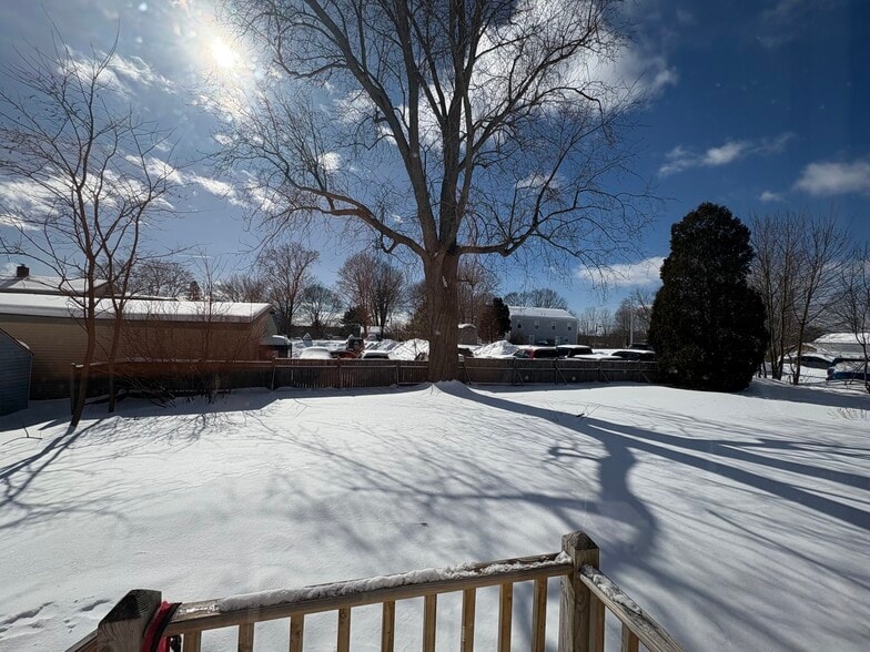 large backyard - 14 Mitchell St