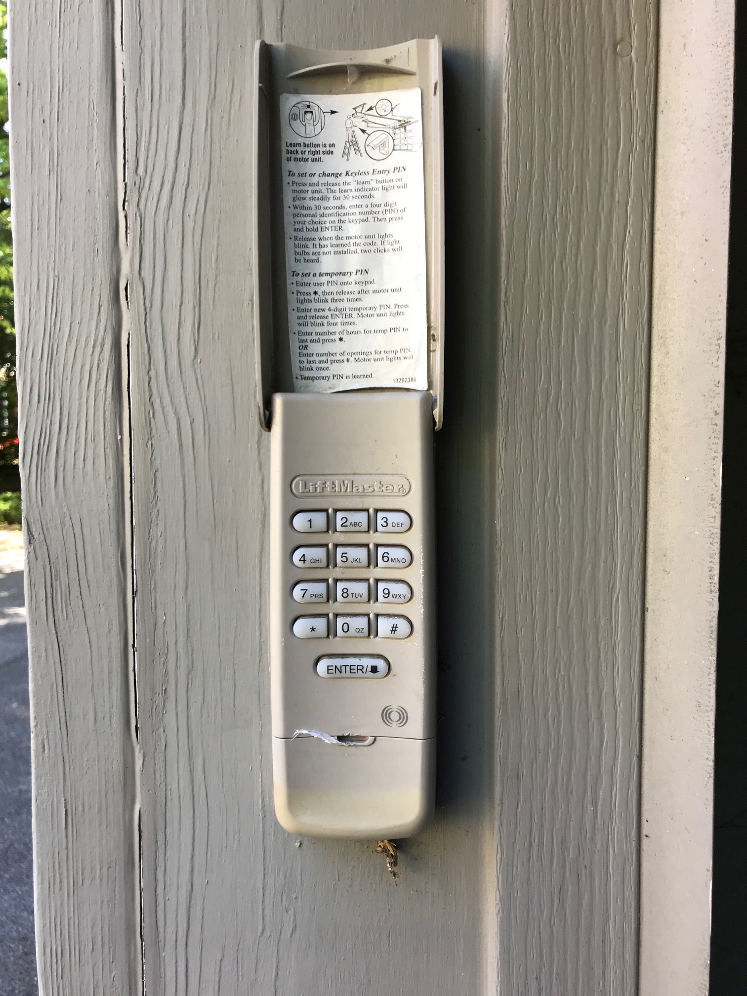 key pad garage - 1420 Eastern Pky