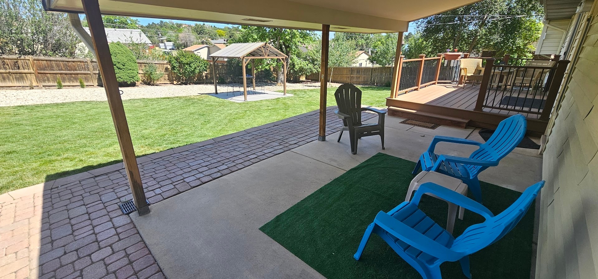 View from patio - 5219 Alta Loma Rd